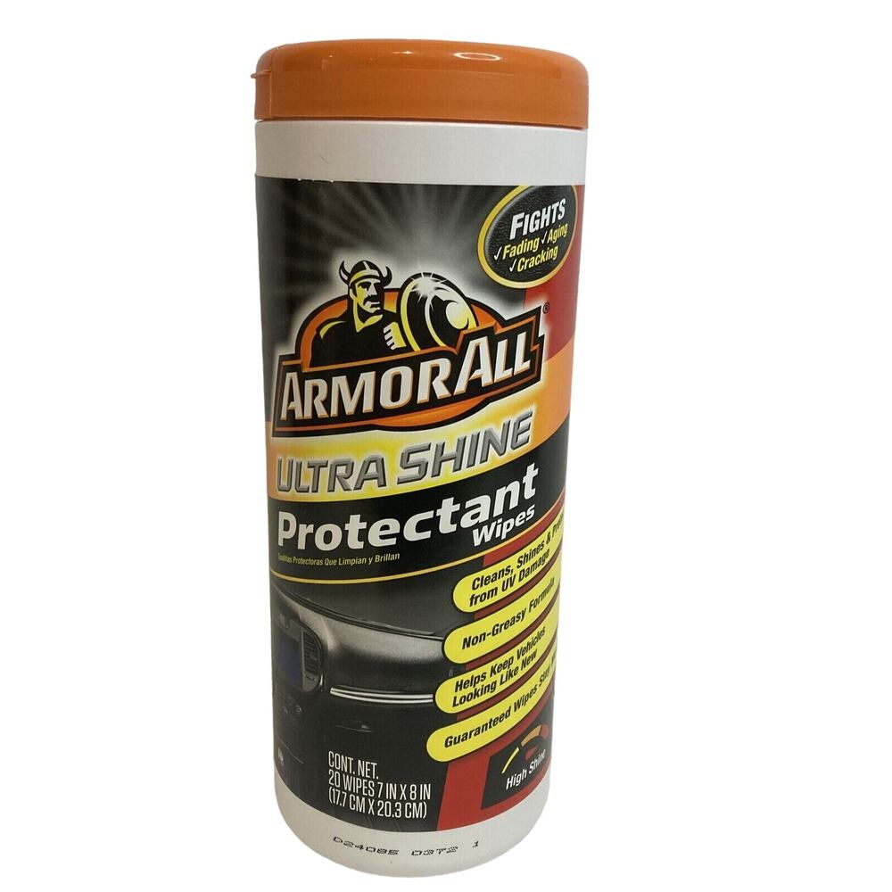 Armor All Car ULTRA SHINE PROTECTION Auto Interior Vinyl Conditioner 20 count